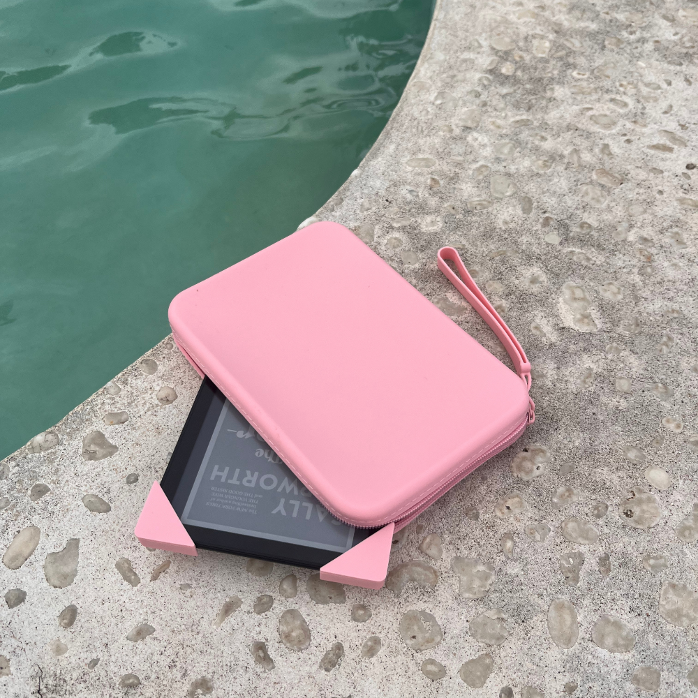 Blush Strapsicle Clutch Kindle Bag with handle best match with two two blush kindle straps for holding your kindle or kobos without dropping them - Buy Kindle Accessories Direct