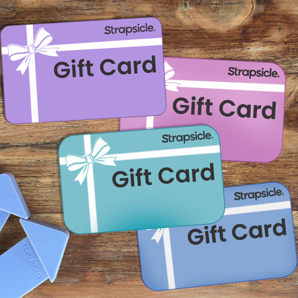 Strapsicle Gift Cards, Purple, Pink, Green and Blue, perfect gift card for your  favourite kindle accessories like Straps, Clutches or Clear Cases! 