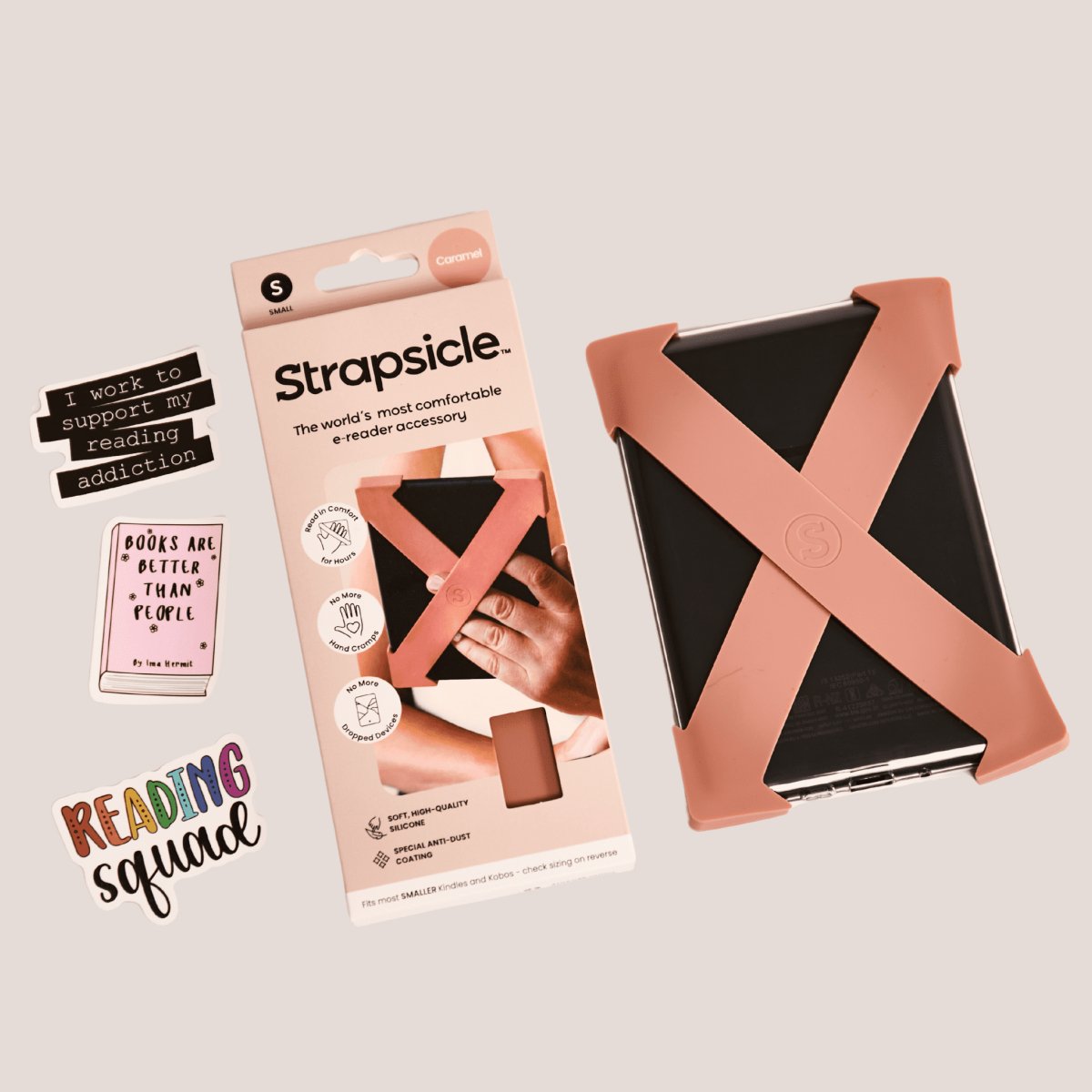 Clear Case + Straps + Sticker Bundle - Set of Two | Buy Kindle Accessories Direct