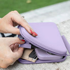 Lilac Strapsicle Clutch Kindle Bag with handle for handheld devices and one lilac kindle strap - Buy Kindle Accessories Direct